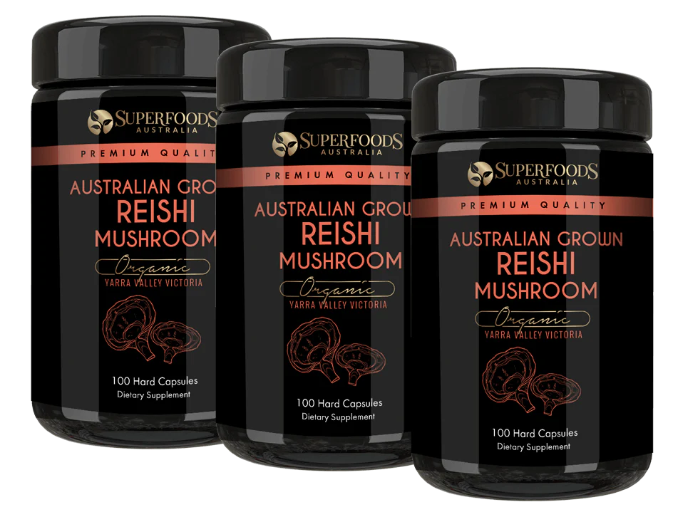Australian Grown Reishi Mushroom Capsules - Image 3