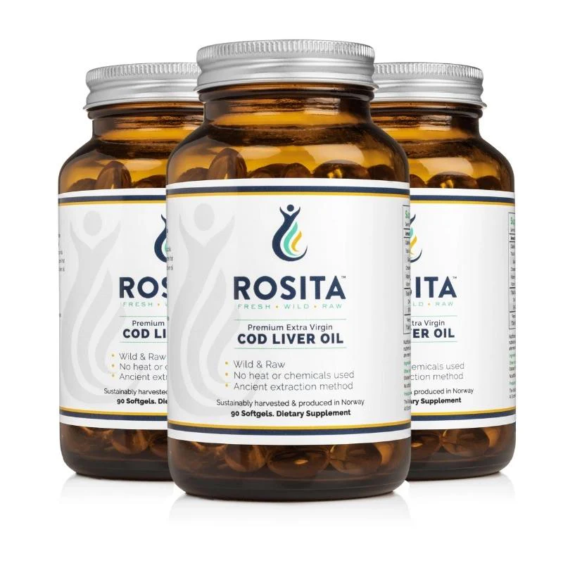 Rosita Extra Virgin Cod Liver Oil 90 Softgels - Image 3